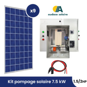 Kit pompage solaire (Spéciale Pompe Mono 220V)