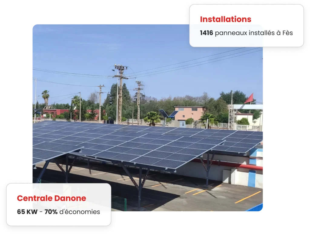 installation Solaire CP TECH MAROC Accueil solutions
