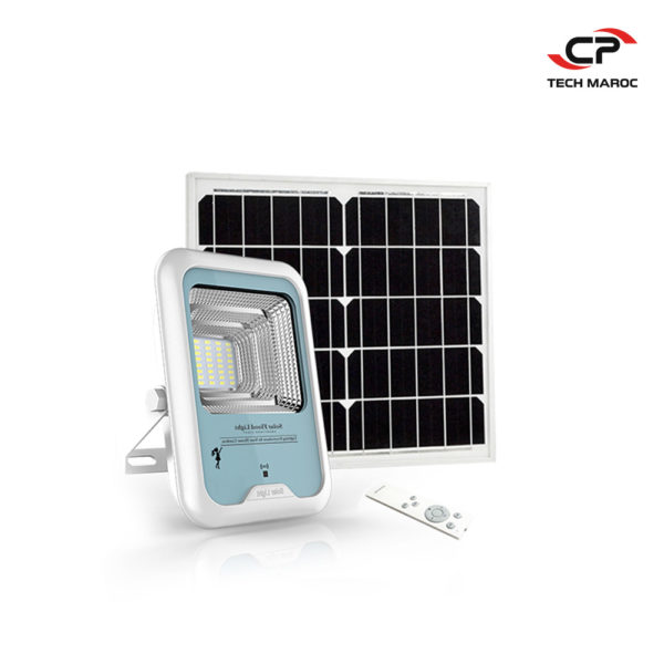Projecteur solaire IP 66 + Détecteur de mouvement optionnel – Mono – 1.200 Lumen (150W)