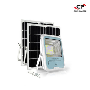 Projecteur solaire IP 66 + Détecteur de mouvement optionnel – Mono – 2.000 Lumen (200W)