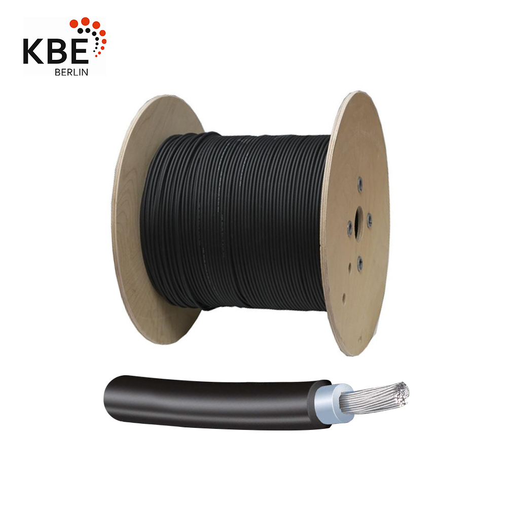 KBE Câble solaire UV 1*4 mm² 1500vdc Noir et Rouge