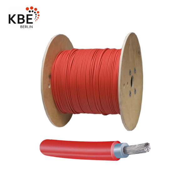 KBE Câble solaire UV 1*6 mm² 1500vdc Rouge