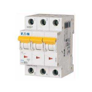 Eaton Disjoncteur modulaire 3P D 25A 6KA