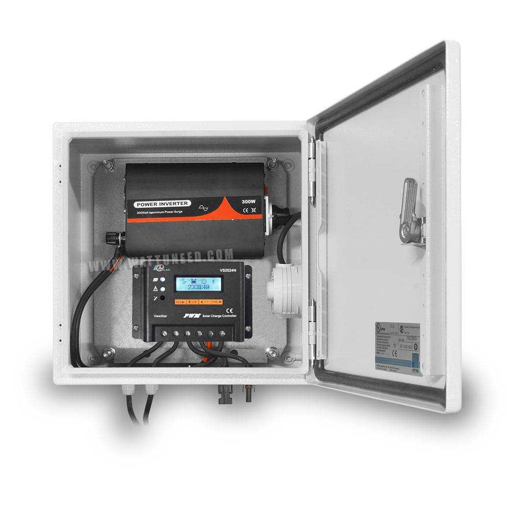 Coffret solaire Off-grid autonome pré-câblé (plug & play) | CP TECH MAROC