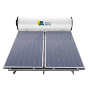Chauffe-eau solaire Thermosiphon 2 capteur + ballon 500 litres circuits fermés Audace Solaire 10personnes Max