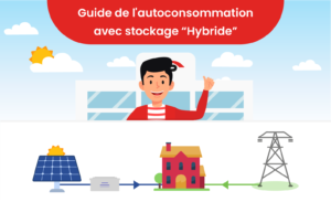 kit solaire autoconsommation avec stockage (hybride)
