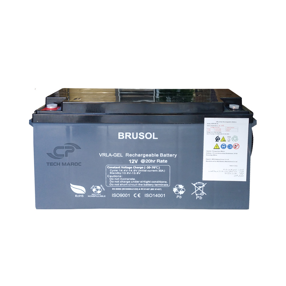 Batterie solaire BRUSOL GEL 150Ah 12V
