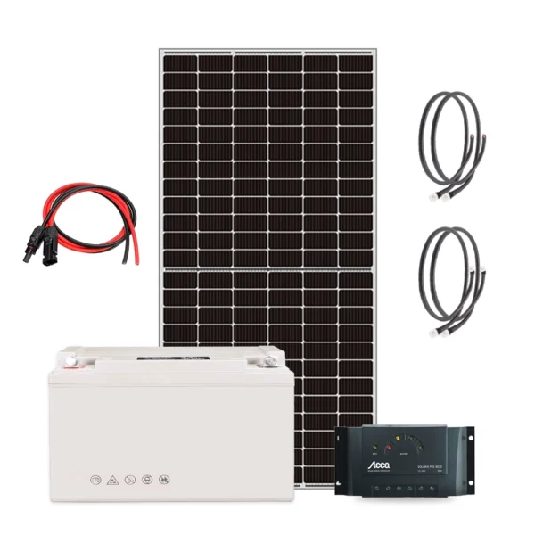 Kit solaire Autonome – 450Wc/ 12V/ 2.400Wh Stockés