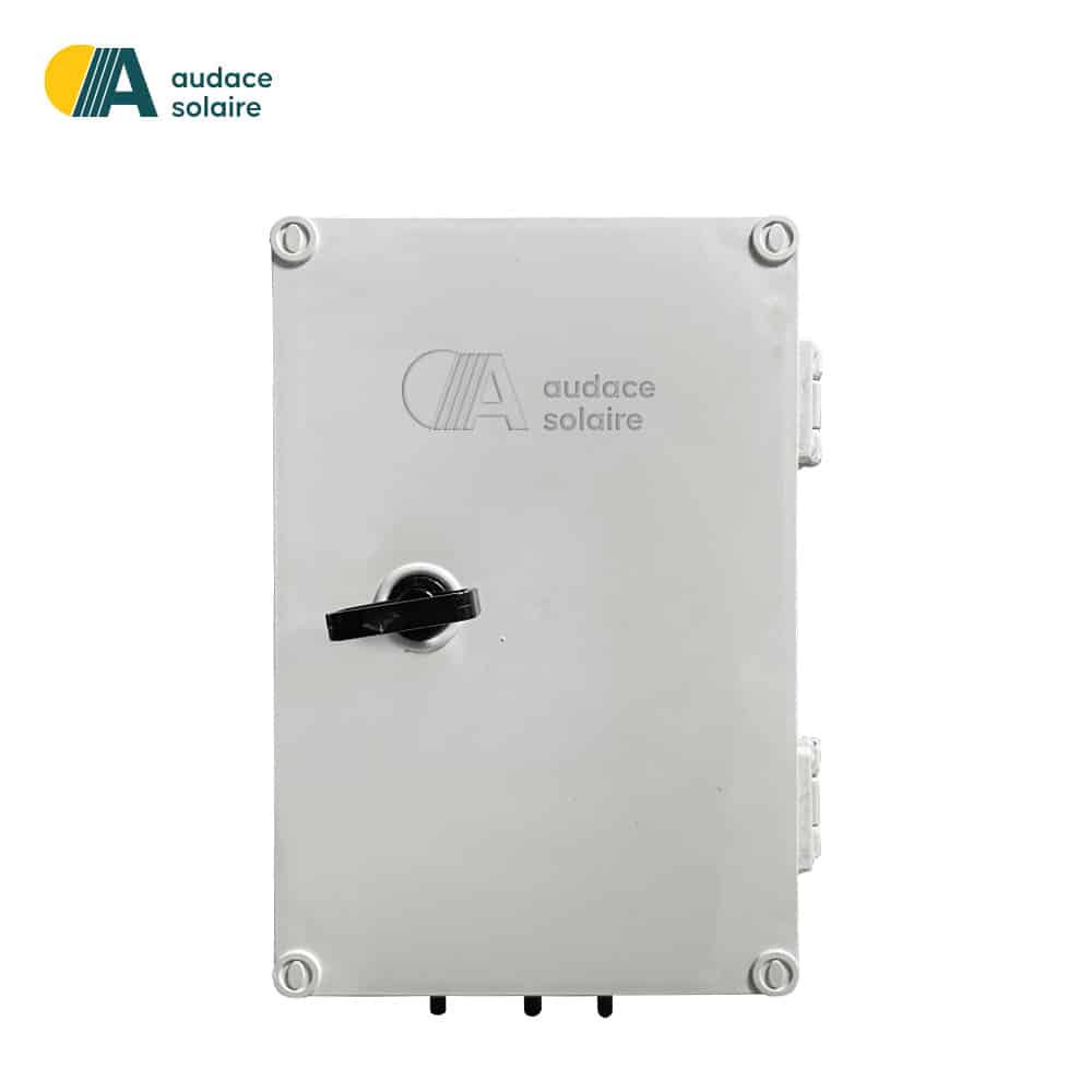 Coffret Switch PV photovoltaïque DC- Inverseur de source 2 positions