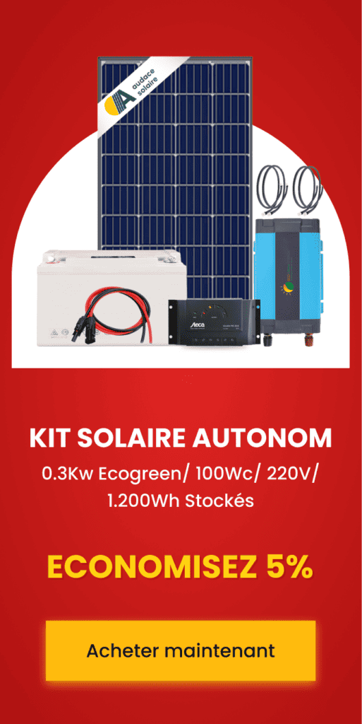 Kit solaire Autonome (Off-grid) 220V Taille: S
