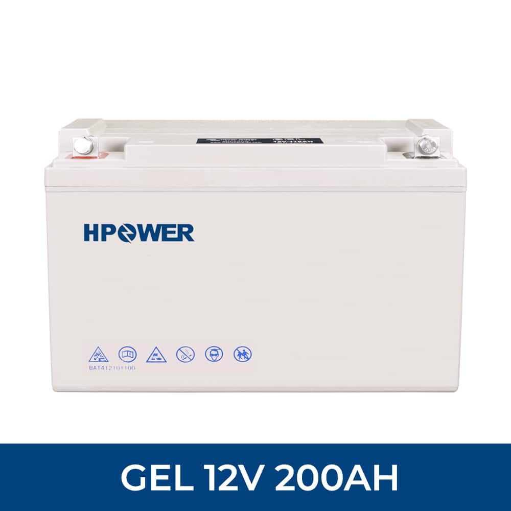 Batterie solaire HPOWER GEL 200Ah 12V