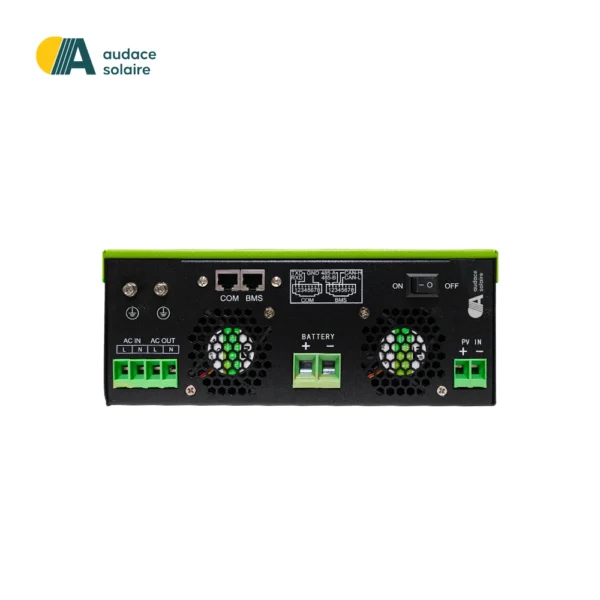 Onduleur Hybride / Offgrid Audace Solaire 3.2Kw Mono 24VDC – 220VAC