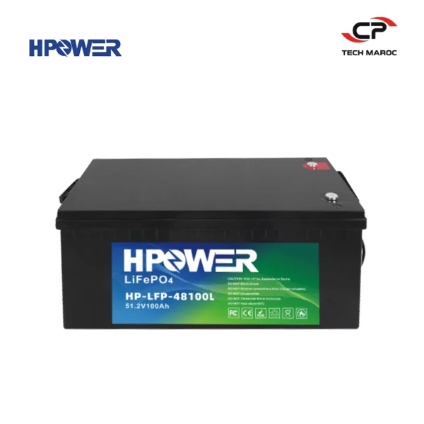 Batterie H.power Lithium remplacant plomb-acide 100Ah/12,8V